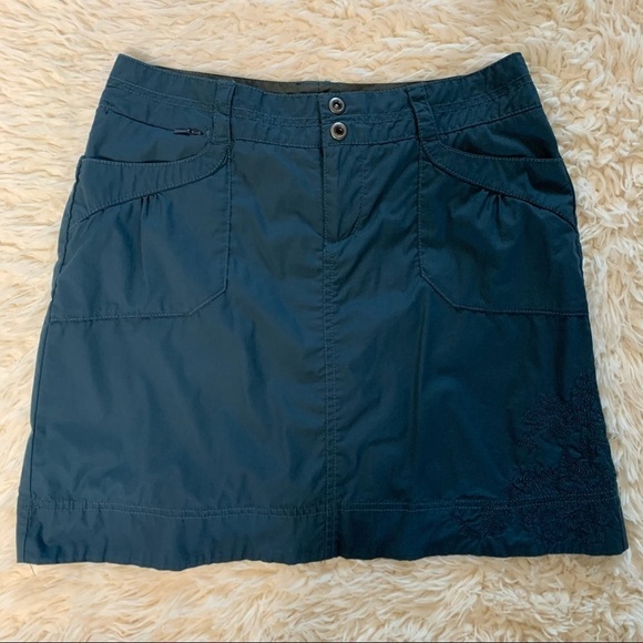 REI Embroidered Cargo Active 5 Pocket Skirt Size 2 - Picture 4 of 12